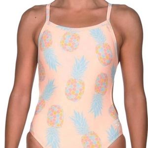 Arena pineapple training workout One piece swim